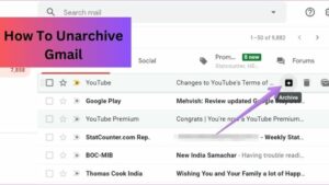 How To Unarchive Gmail